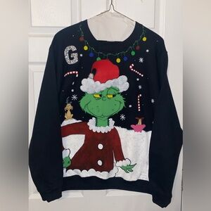 Hand-painted customize grinch shirt